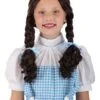 Wizard Of Oz Kid's Dorothy Wig 2 Wizard Of Oz Kid's Dorothy Wig -Halloween Costumes wizard of oz dorothy kids wig