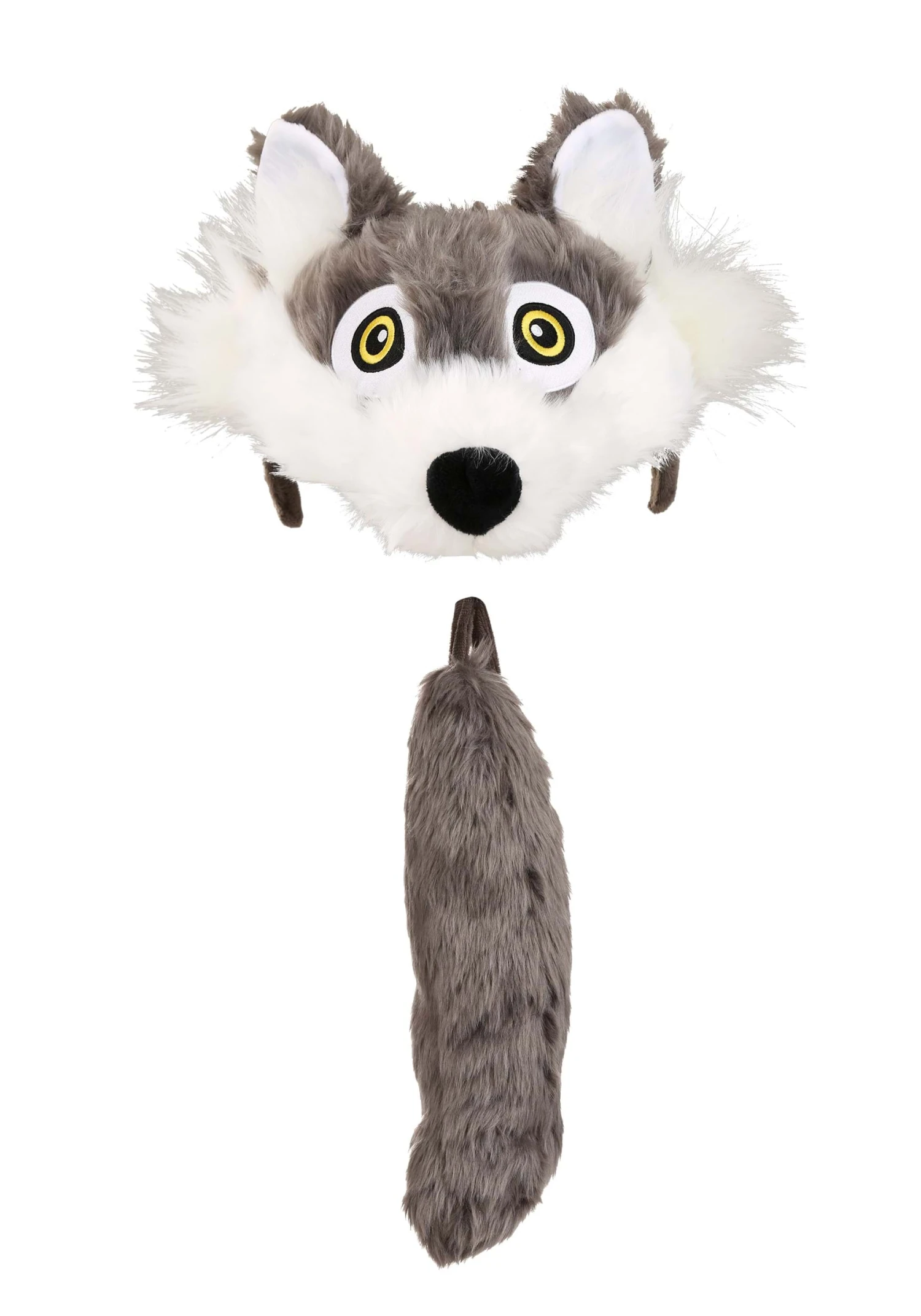 Soft Wolf Headband & Tail Costume Kit 4 Soft Wolf Headband & Tail Costume Kit - Image 2