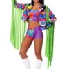 Women's Macho Man Costume 2 Women's Macho Man Costume -Halloween Costumes womans macho man costume