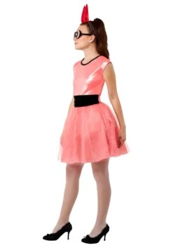Women's Powerpuff Girls Blossom Costume -Halloween Costumes womans powerpuff girls blossum costume alt 1