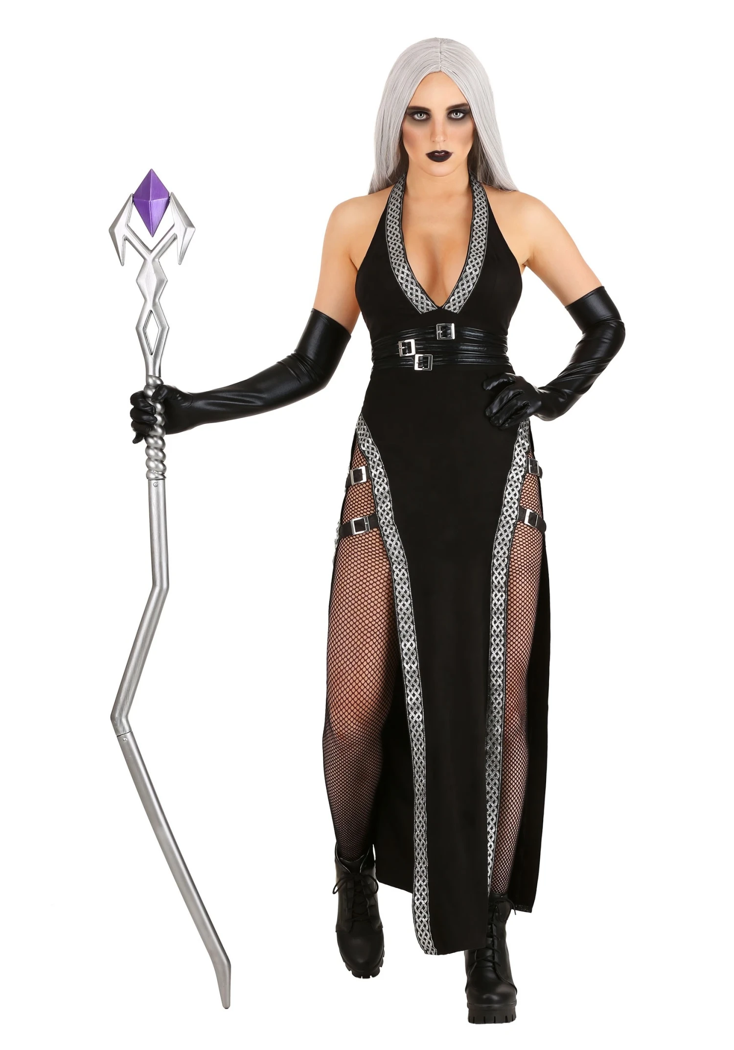 Women's Enchanted Warlock Costume 5 Women's Enchanted Warlock Costume - Image 3