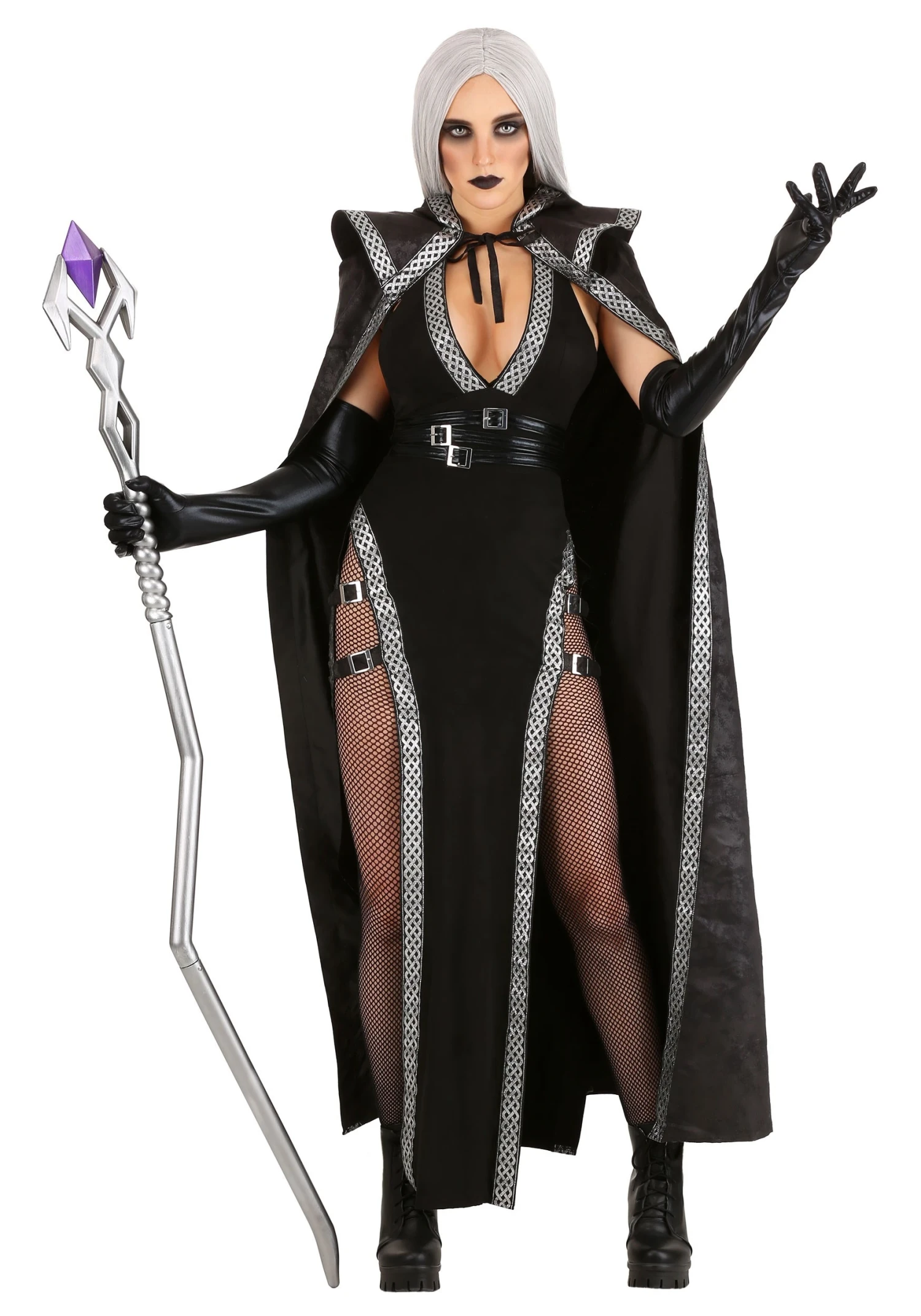 Women's Enchanted Warlock Costume 6 Women's Enchanted Warlock Costume - Image 4