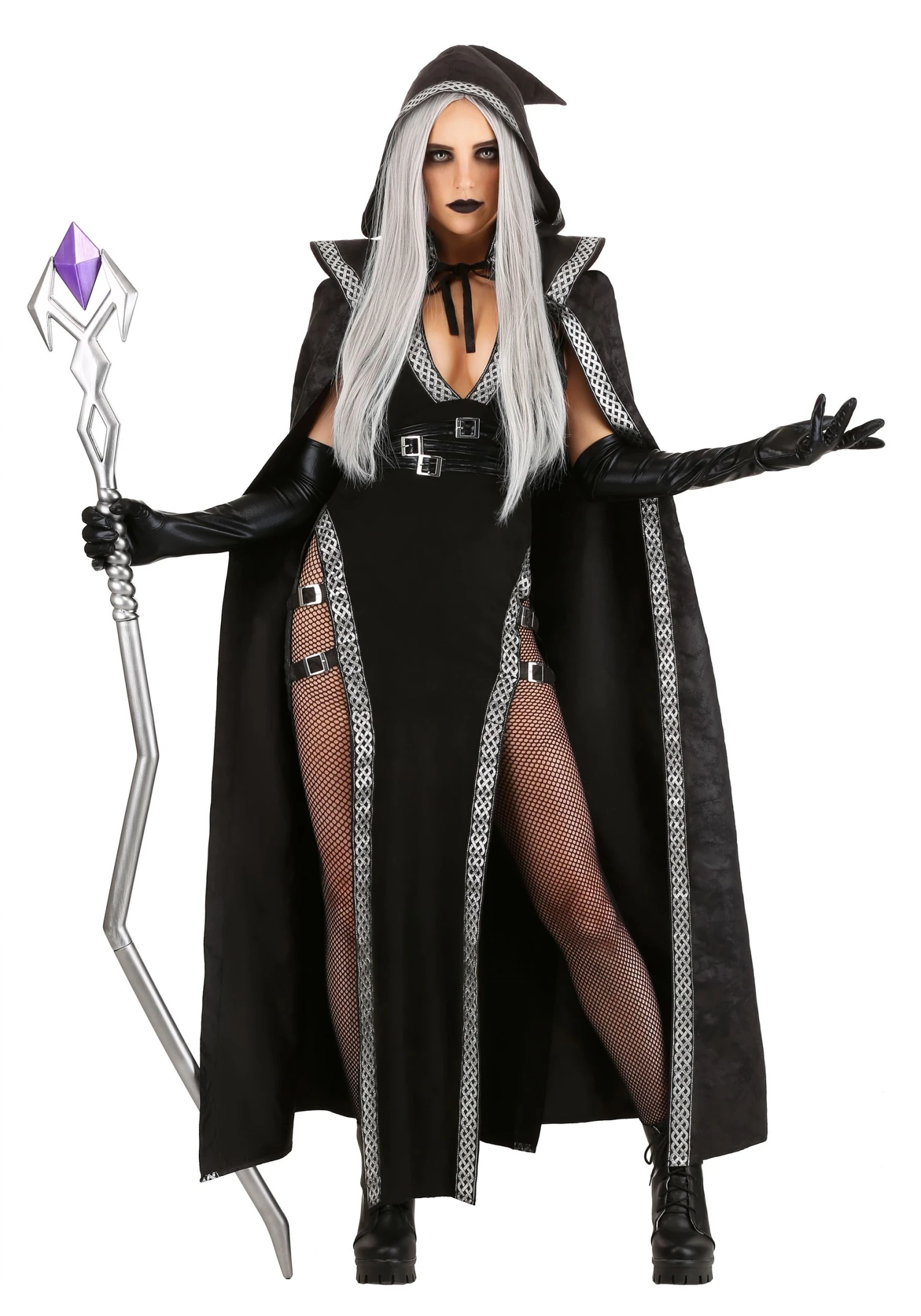Women's Enchanted Warlock Costume 3 Women's Enchanted Warlock Costume