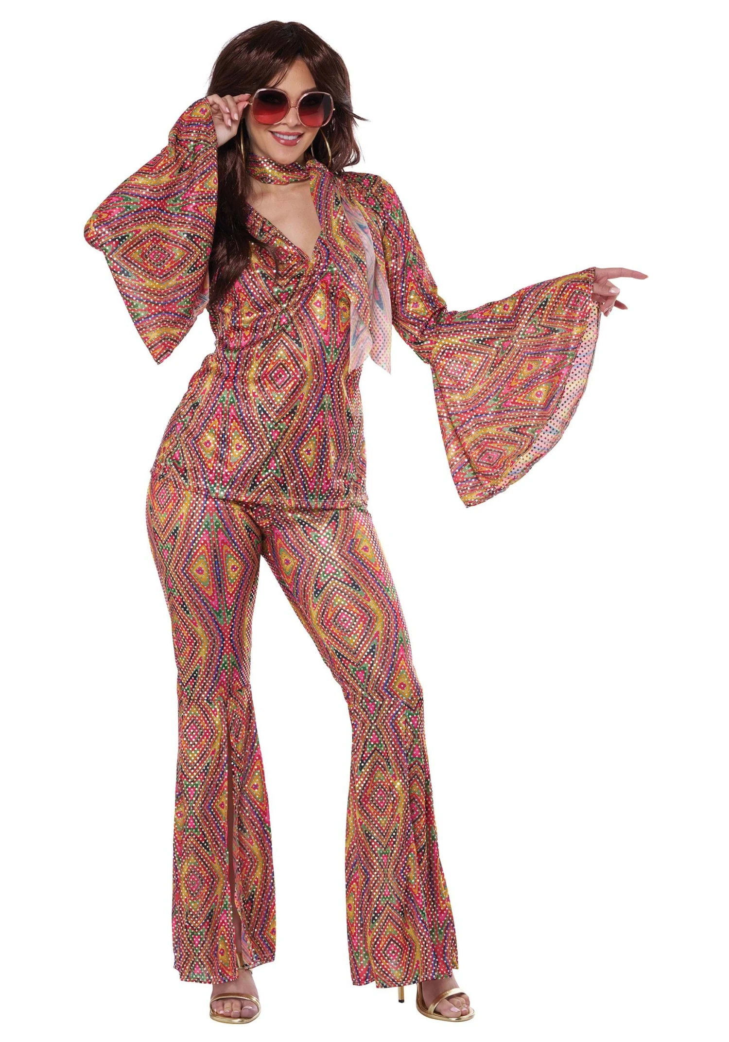 1970's Disco Costume For Women 3 1970's Disco Costume For Women