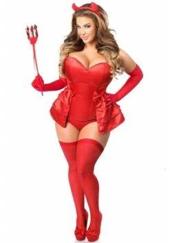 5 PC Devilicious Corset Costume For Women