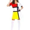 MUSIC LEGS Sexy '60s Mod Muse Costume For Women 2 MUSIC LEGS Sexy '60s Mod Muse Costume For Women -Halloween Costumes womens 60s mod muse costume