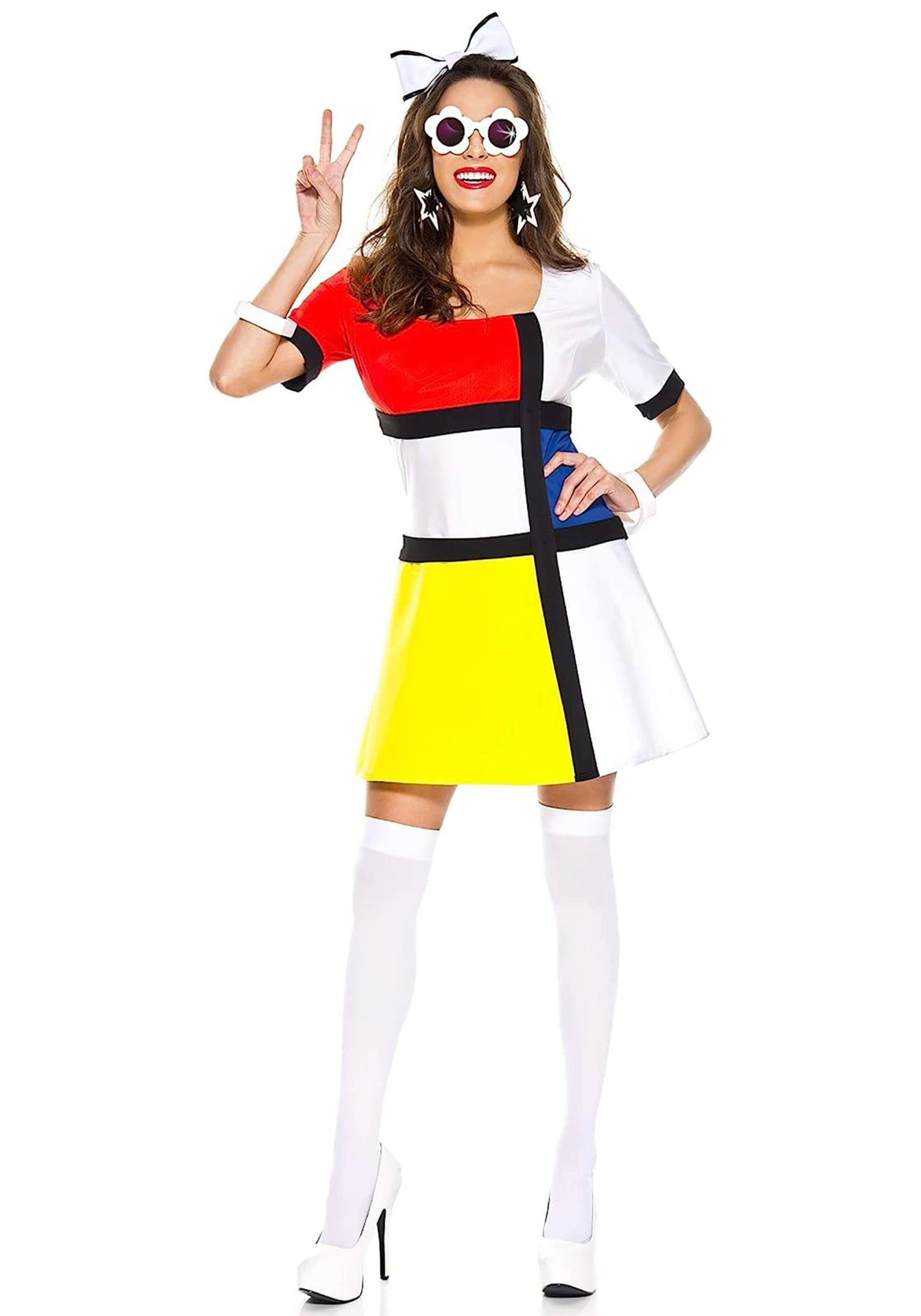 MUSIC LEGS Sexy '60s Mod Muse Costume For Women 3 MUSIC LEGS Sexy '60s Mod Muse Costume For Women