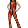 Women's 70's Disco Jumpsuit Costume 1 Women's 70's Disco Jumpsuit Costume -Halloween Costumes womens 70s disco jumpsuit