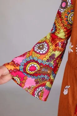 70s Woodstock Hippie Women's Costume Dress 20 70s Woodstock Hippie Women's Costume Dress -Halloween Costumes womens 70s woodstock hippie costume alt 8