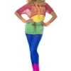 Smiffys Women's 80s Let's Get Physical Costume -Halloween Costumes womens 80s lets get physical costume