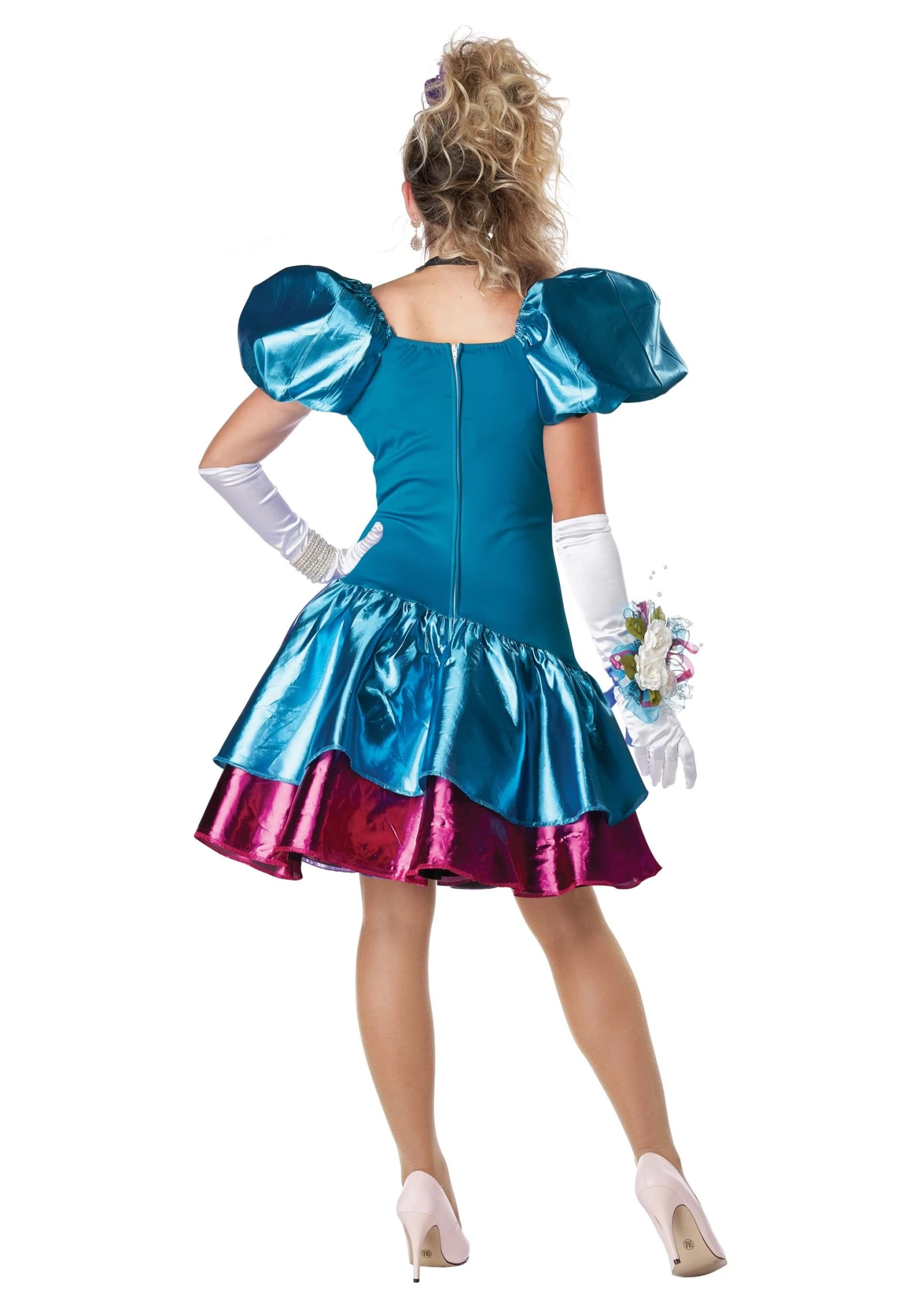 80s Prom Costume Dress For Women 4 80s Prom Costume Dress For Women - Image 2