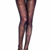 MUSIC LEGS All Over Spider Web Women's Pantyhose 2 MUSIC LEGS All Over Spider Web Women's Pantyhose -Halloween Costumes womens all over spider web pantyhose