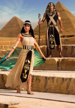 All Powerful Cleopatra Plus Size Women's Costume -Halloween Costumes womens all powerful cleopatra plus size costume alt 1