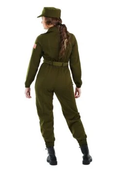 Women's Army Flightsuit Costume -Halloween Costumes womens army flightsuit costume 2