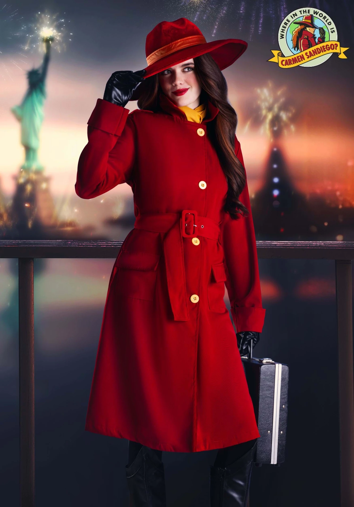 Authentic Carmen Sandiego Costume For Women 3 Authentic Carmen Sandiego Costume For Women