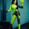 Disney Kim Possible Authentic Shego Costume For Women 2 Disney Kim Possible Authentic Shego Costume For Women -Halloween Costumes womens authentic disney shego costume