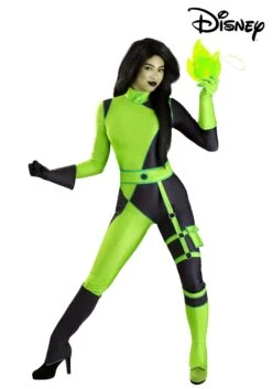 Disney Kim Possible Authentic Shego Costume For Women -Halloween Costumes womens authentic disney shego costume alt 10