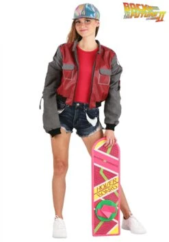 Women's Back To The Future II Marty McFly Costume Jacket