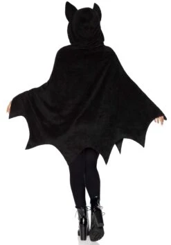 LEG AVENUE Bat Costume Poncho For Women 6 LEG AVENUE Bat Costume Poncho For Women -Halloween Costumes womens bat poncho alt 1