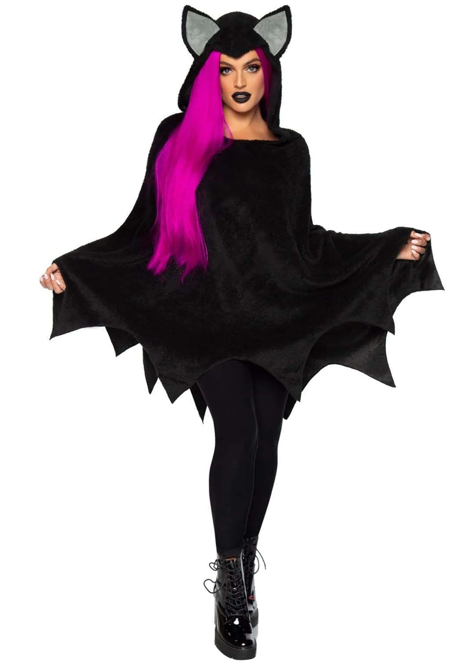 LEG AVENUE Bat Costume Poncho For Women 3 LEG AVENUE Bat Costume Poncho For Women