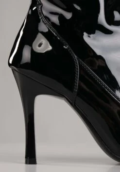 Black Patent Over The Knee Boots For Women -Halloween Costumes womens black patent over the knee boots alt 3