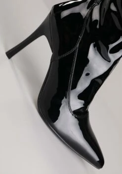 Black Patent Over The Knee Boots For Women -Halloween Costumes womens black patent over the knee boots alt 4