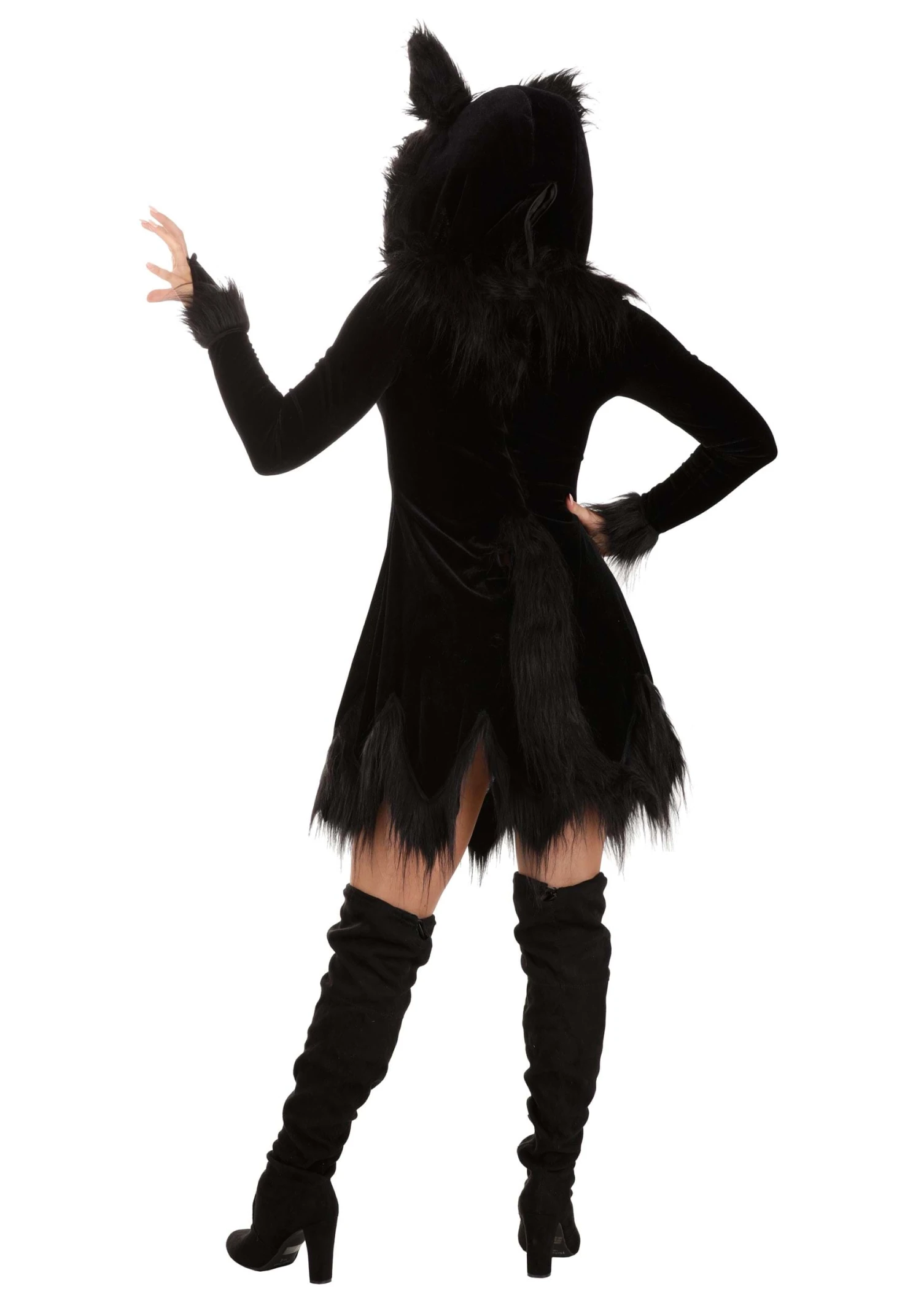 Black Wolf Costume For Women 4 Black Wolf Costume For Women - Image 2