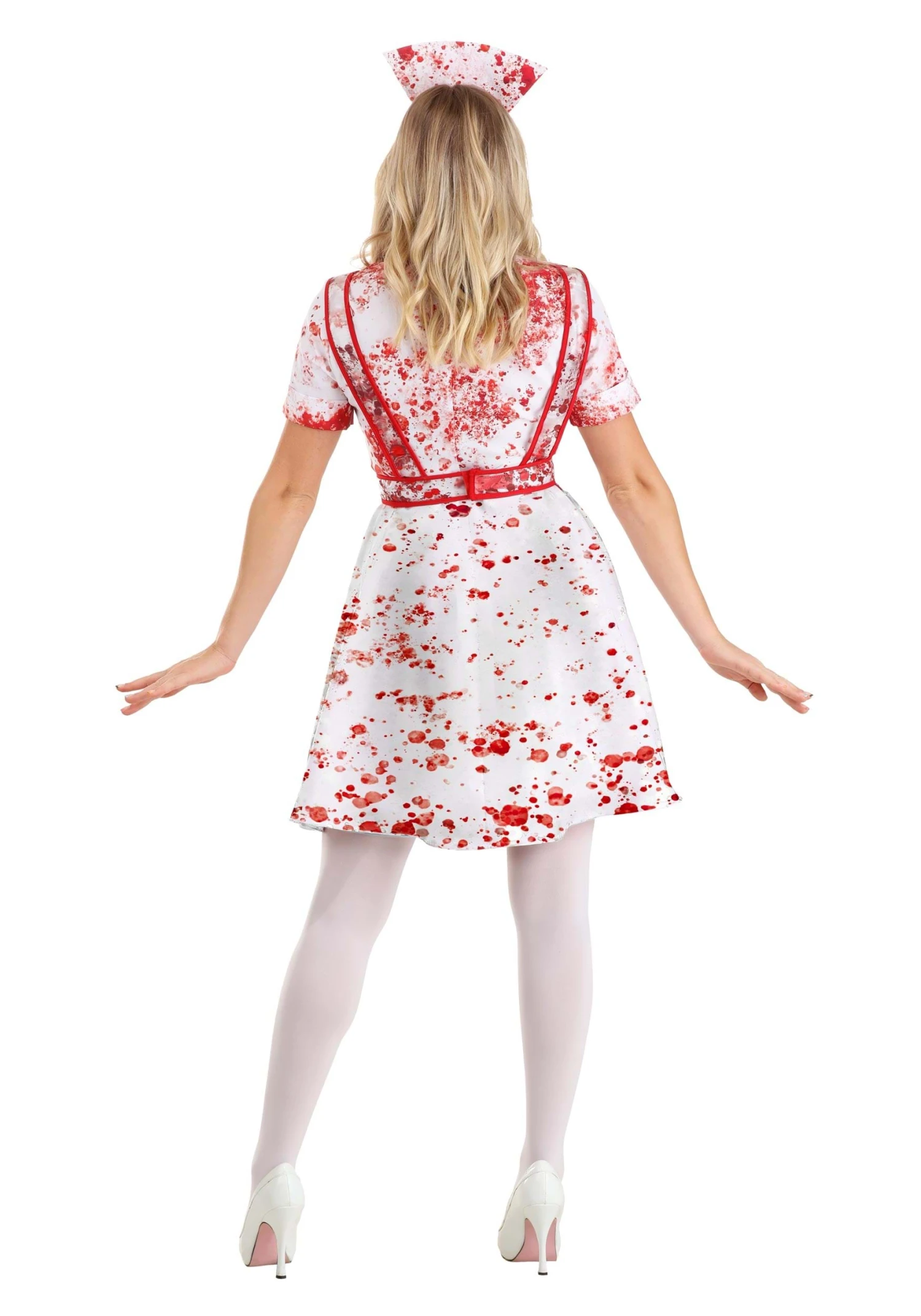 Blood Splatter Nurse Costume For Women 4 Blood Splatter Nurse Costume For Women - Image 2