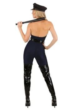 Blue Cruisin' Cop Costume For Women 5 Blue Cruisin' Cop Costume For Women -Halloween Costumes womens blue cruisin cop costume2