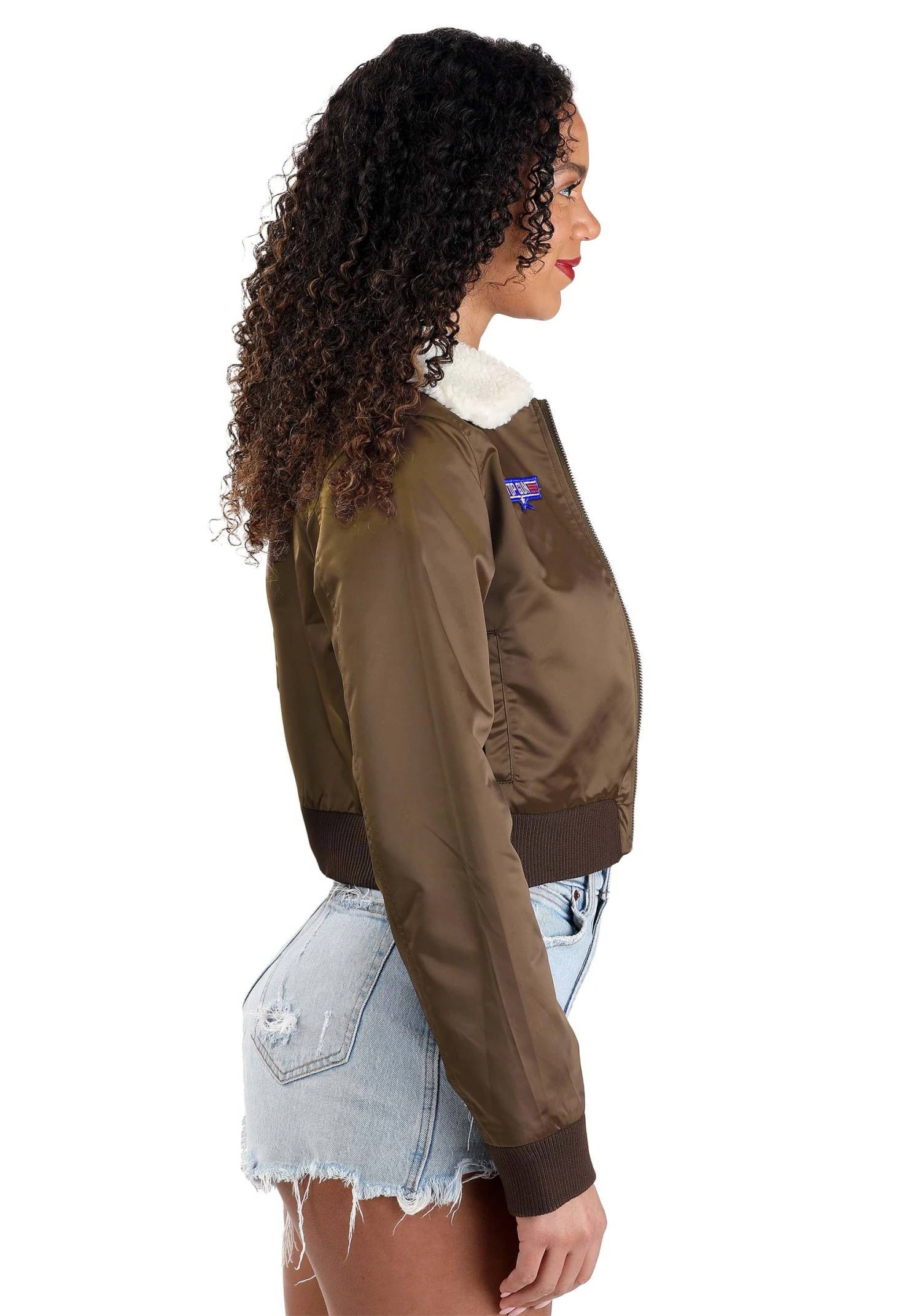 Top Gun Women's Bomber Jacket Costume 5 Top Gun Women's Bomber Jacket Costume - Image 3