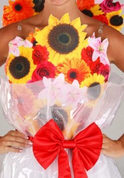 Women's Bouquet Of Flowers Costume Dress 11 Women's Bouquet Of Flowers Costume Dress -Halloween Costumes womens bouquet of flowers costume alt 2