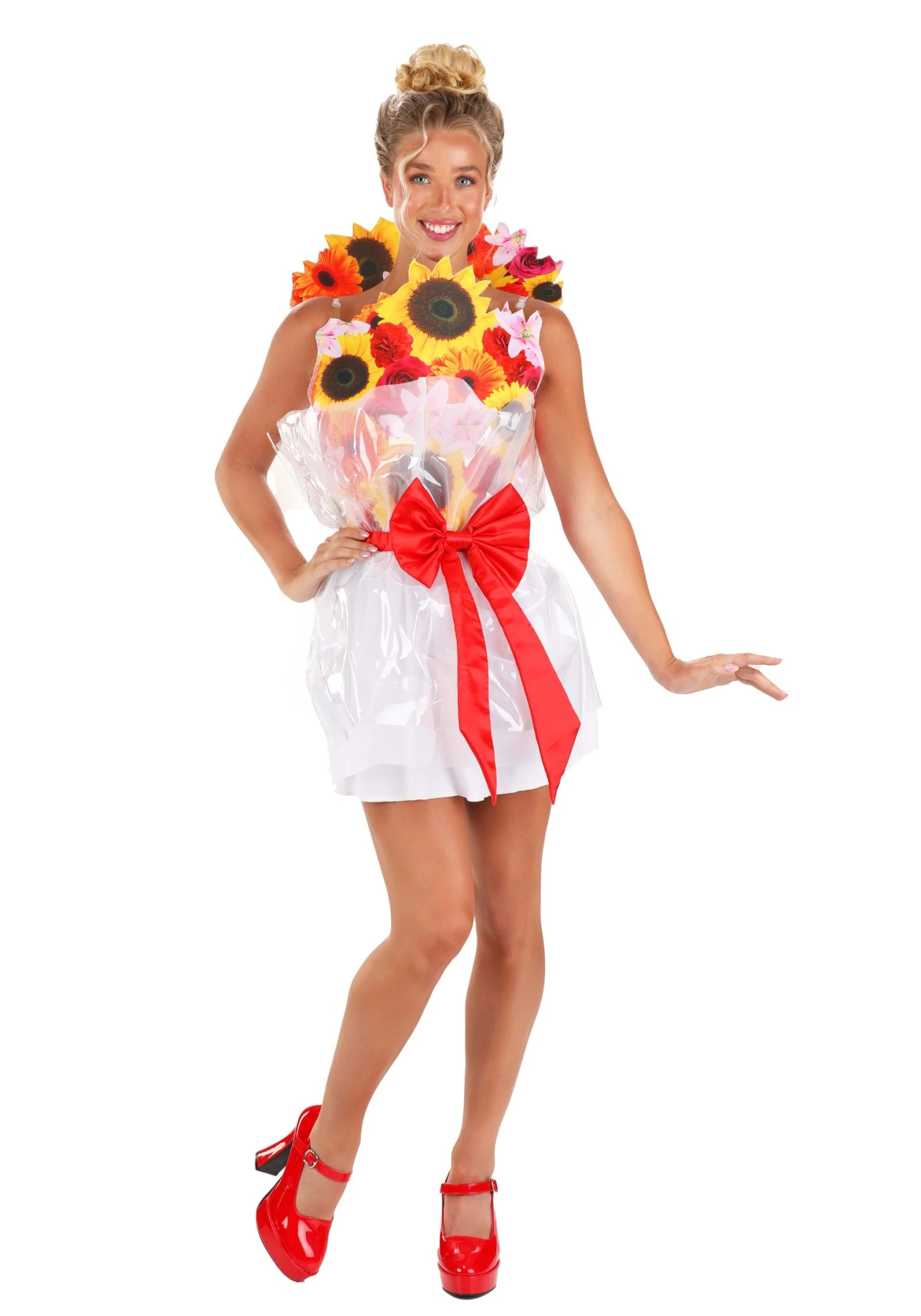 Women's Bouquet Of Flowers Costume Dress 9 Women's Bouquet Of Flowers Costume Dress - Image 7