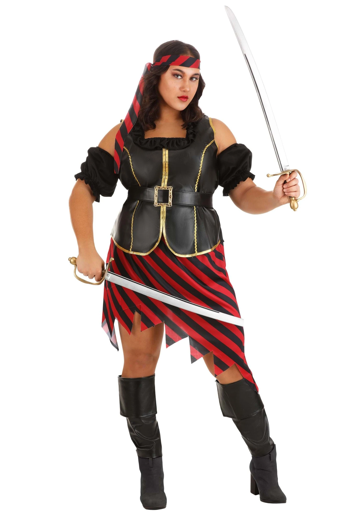 Plus Size Budget Pirate Costume For Women 3 Plus Size Budget Pirate Costume For Women