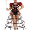 Plus Size Caged Heart Queen Women's Costume -Halloween Costumes womens caged heart queen 1