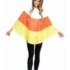 Fun World Women's Candy Corn Poncho 1 Fun World Women's Candy Corn Poncho -Halloween Costumes womens candy corn poncho
