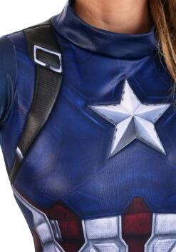 Captain America Women's Costume -Halloween Costumes womens captain america costume alt 6