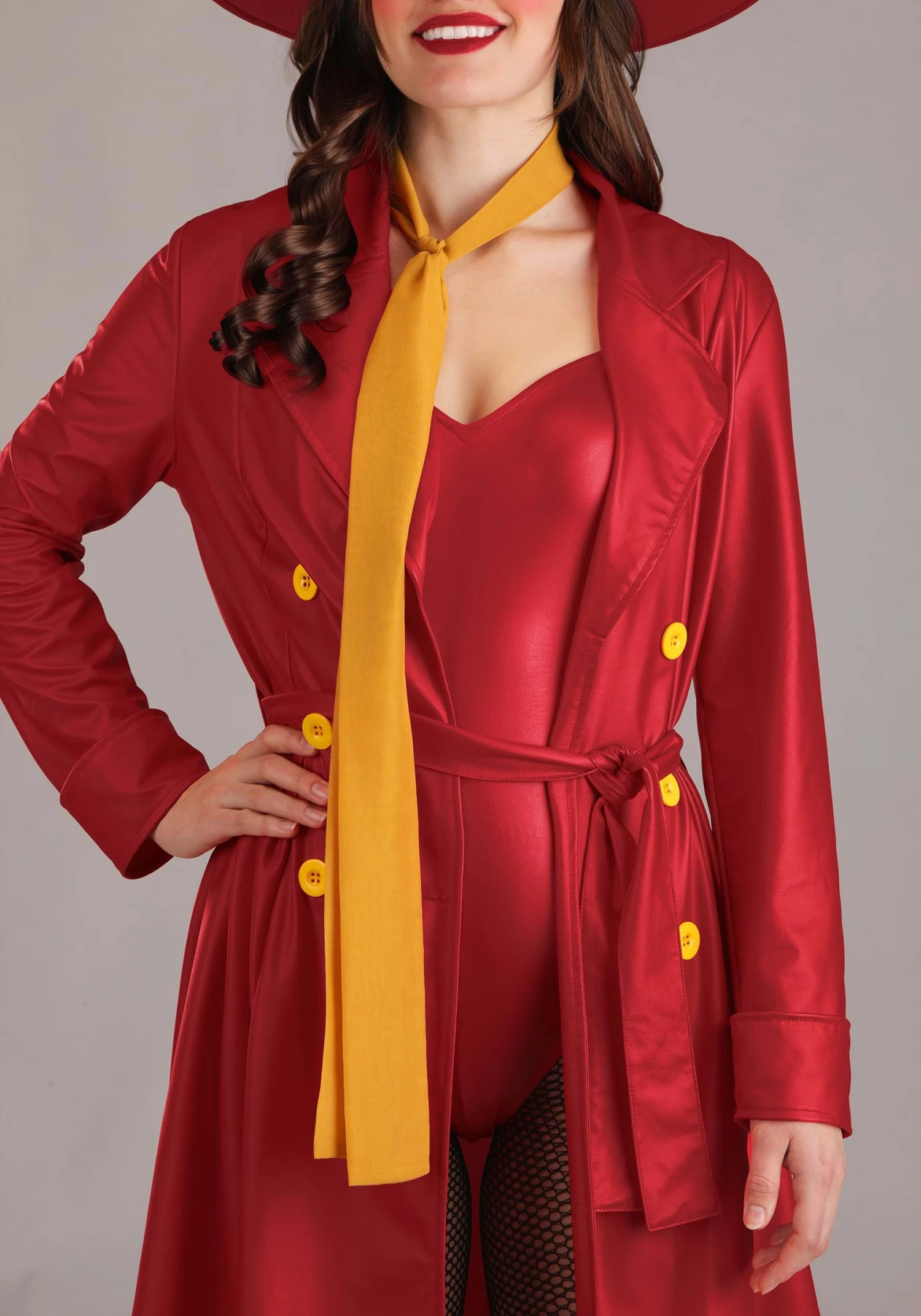 Women's Carmen Sandiego Bodysuit Costume 8 Women's Carmen Sandiego Bodysuit Costume - Image 6