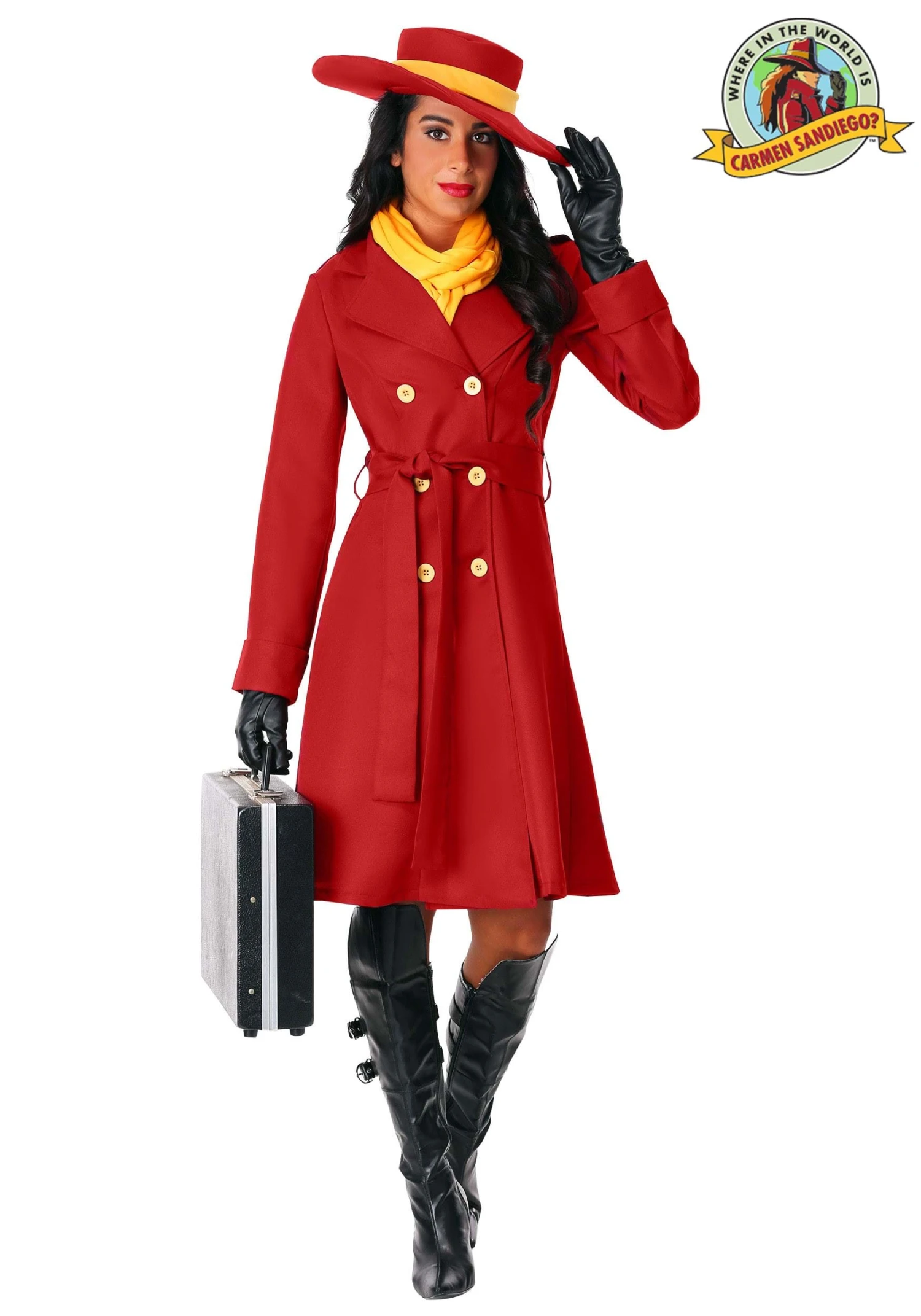 Women's Carmen Sandiego Costume 3 Women's Carmen Sandiego Costume