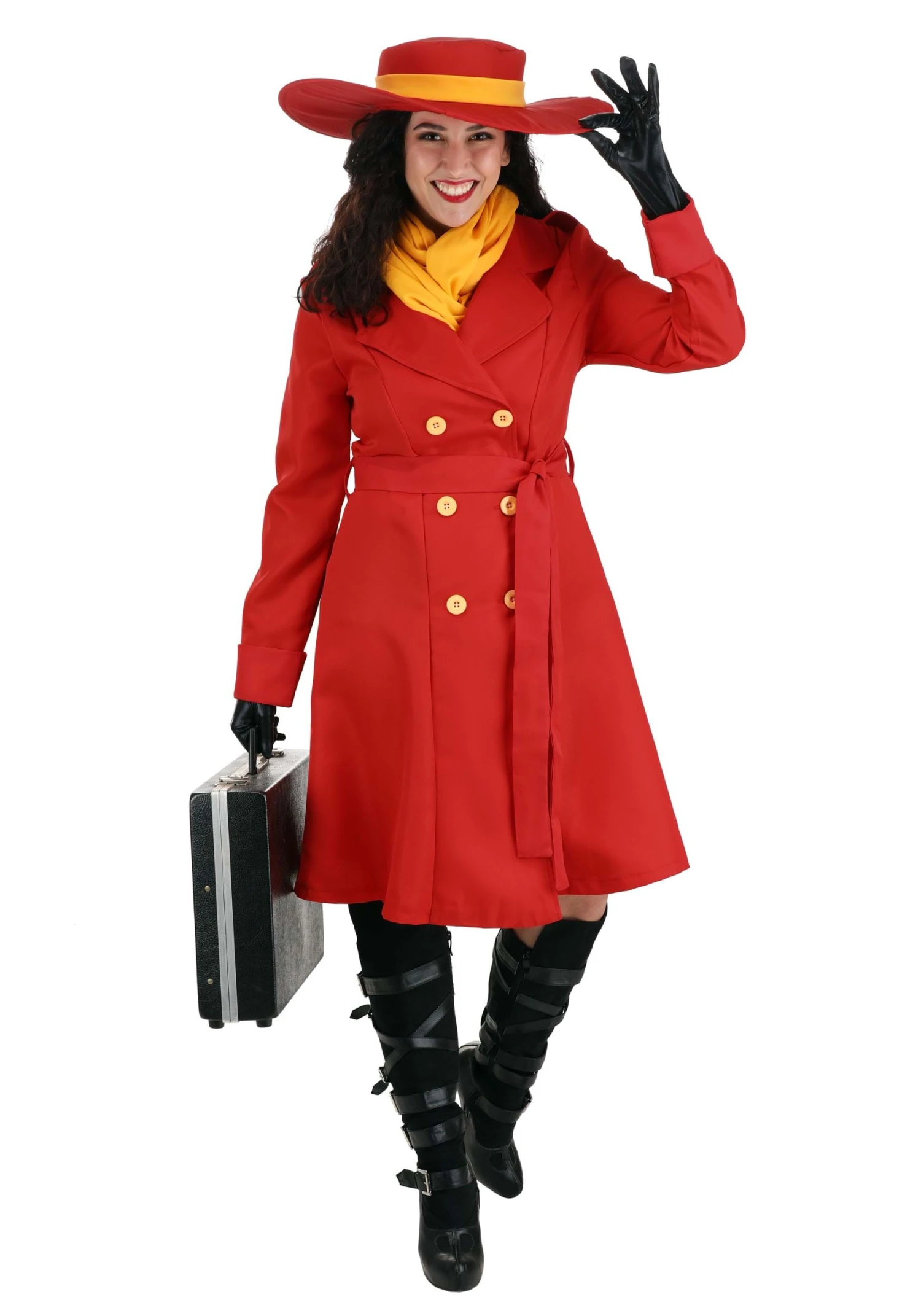 Women's Carmen Sandiego Costume 4 Women's Carmen Sandiego Costume - Image 2