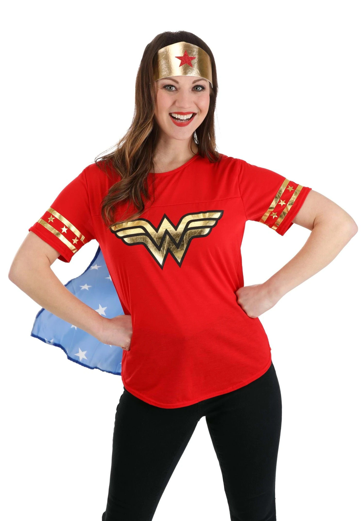 Women's Wonder Woman Casual Costume 3 Women's Wonder Woman Casual Costume