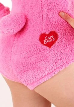 Care Bears Cheer Bear Romper Costume For Women 12 Care Bears Cheer Bear Romper Costume For Women -Halloween Costumes womens cheer bear romper costume alt 3