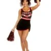 Dreamgirl Cheer Team USA Costume For Women 1 Dreamgirl Cheer Team USA Costume For Women -Halloween Costumes womens cheer team usa adult costume