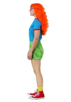 Women's Nickelodeon Rugrats Chuckie Costume 11 Women's Nickelodeon Rugrats Chuckie Costume -Halloween Costumes womens chuckie nickelodeon rugrats costume alt 2