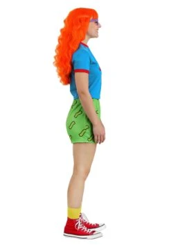 Women's Nickelodeon Rugrats Chuckie Costume 12 Women's Nickelodeon Rugrats Chuckie Costume -Halloween Costumes womens chuckie nickelodeon rugrats costume alt 3