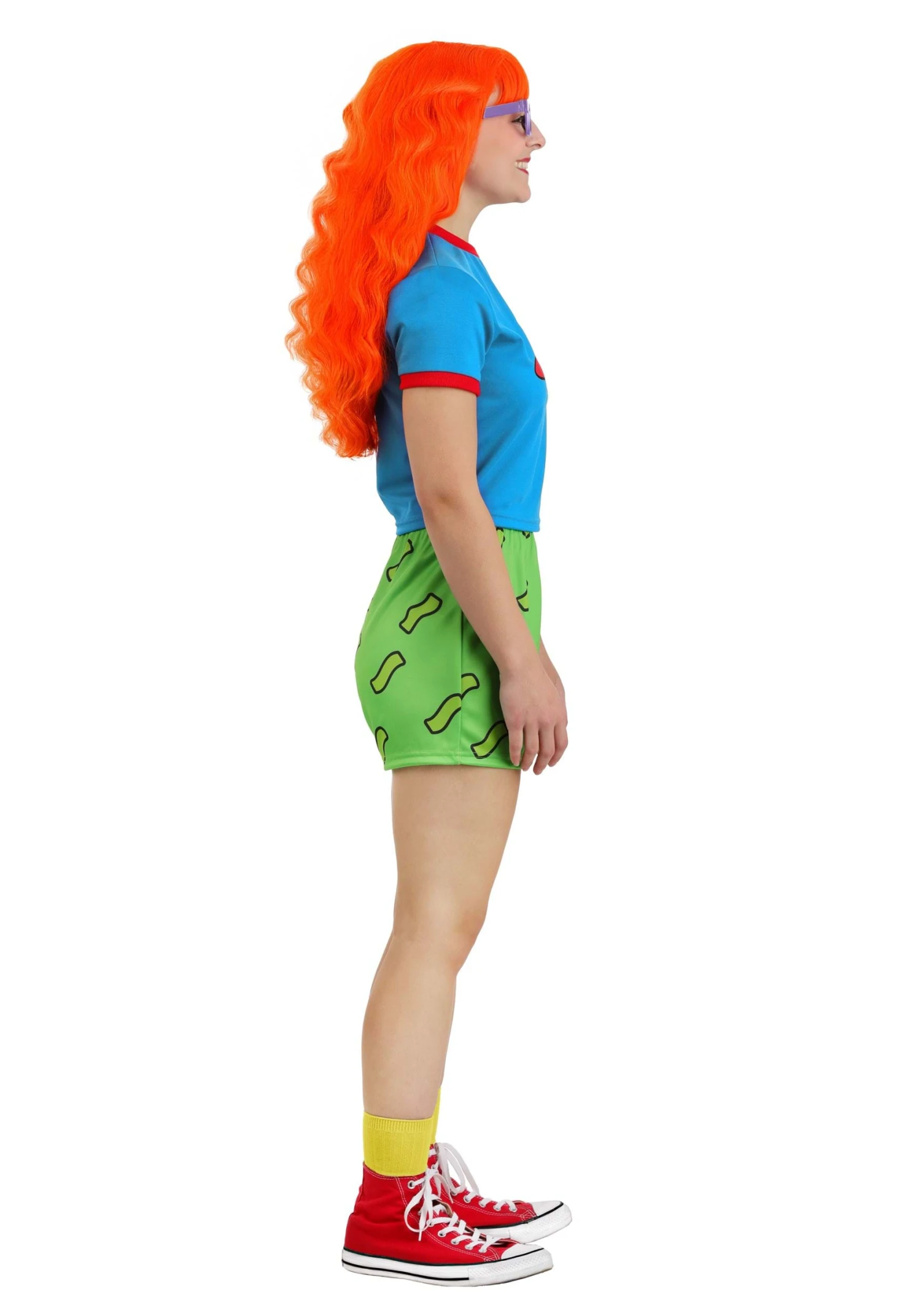 Women's Nickelodeon Rugrats Chuckie Costume 6 Women's Nickelodeon Rugrats Chuckie Costume - Image 4