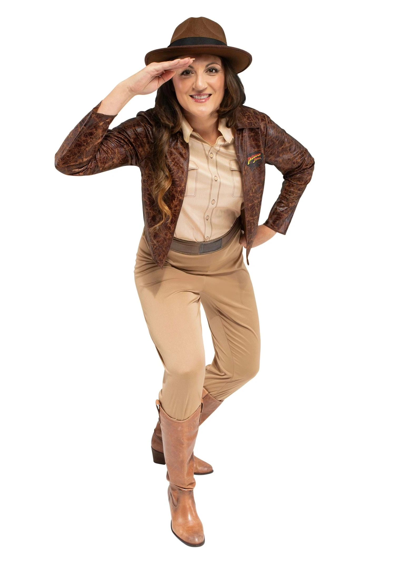 JAZWARES Classic Indiana Jones Costume For Women 4 JAZWARES Classic Indiana Jones Costume For Women - Image 2