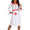 Classic Nurse Women's Costume 2 Classic Nurse Women's Costume -Halloween Costumes womens classic nurse costume main