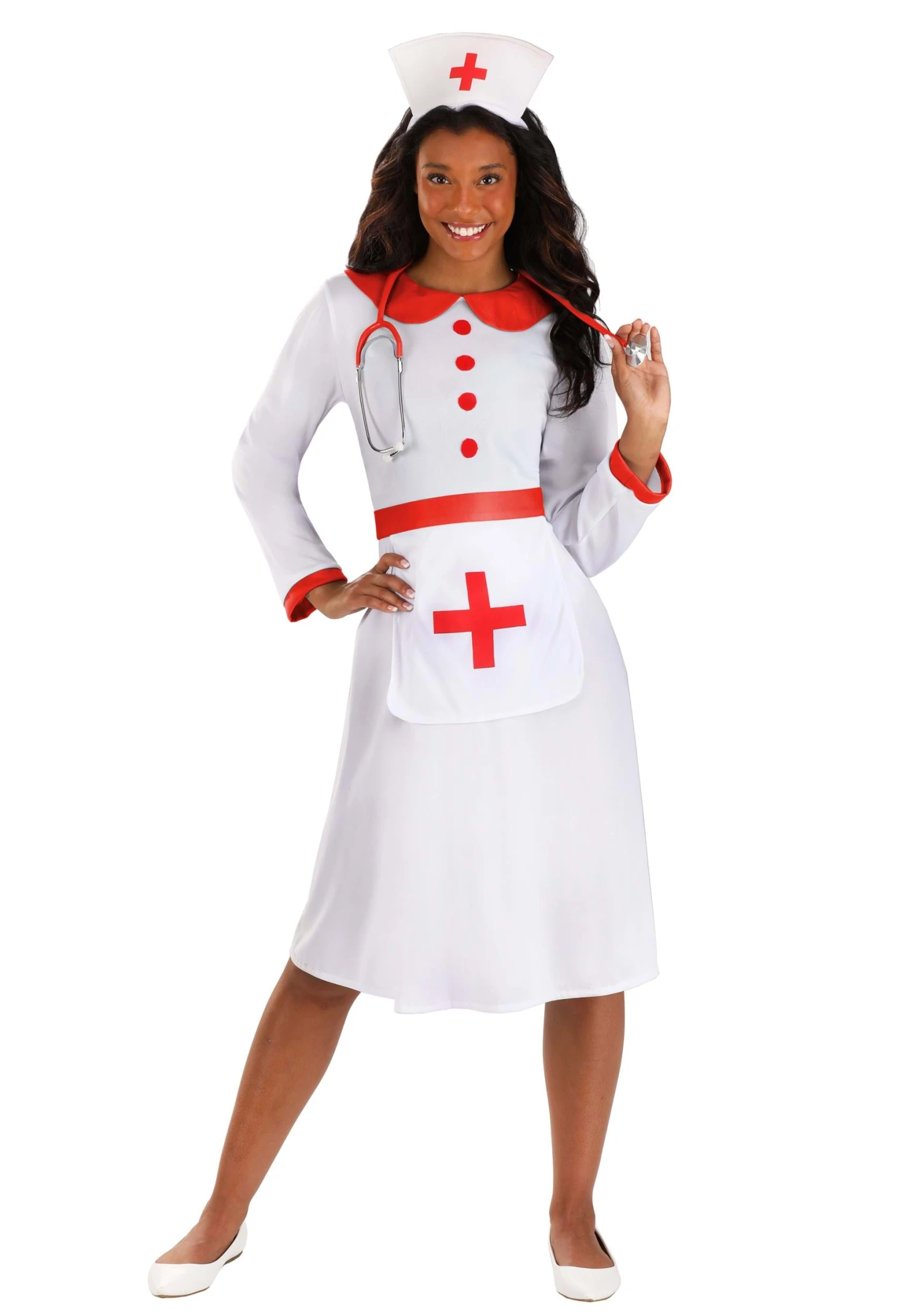 Classic Nurse Women's Costume 3 Classic Nurse Women's Costume