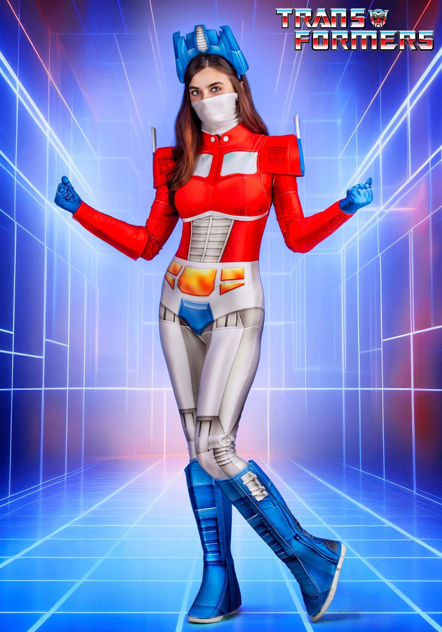 Hasbro Women's Classic Transformers Optimus Prime Costume 3 Hasbro Women's Classic Transformers Optimus Prime Costume