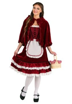 Women's Classic Red Riding Hood Costume -Halloween Costumes womens classic red riding hood costume 3